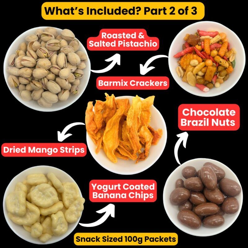 Nuts & Dried Fruit Best Seller Bundle - Contains 15 Different Snacks - Black Friday Exclusive - GoodFoodDelivered